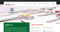 Desktop Screenshot of gobblesurgical.com
